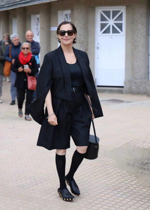 Amira Casar at the unveiling of her beach cabana during the 37th Dinard British and Irish Film Festival, France, on October 8, 2026. Denis Guignebourg, Bestimage. 37th Dinard British Irish Film Festival on October 8, 2026, in Dinard, France. Dinard, France Copyright: xDenisxGuignebourgx xBestimagexDenisxGuignebourgx xBestimagex