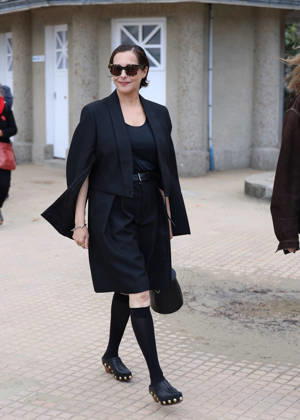 Amira Casar at the unveiling of her beach cabana during the 37th Dinard British and Irish Film Festival, France, on October 8, 2026. Denis Guignebourg, Bestimage. 37th Dinard British Irish Film Festival on October 8, 2026, in Dinard, France. Dinard, France  Copyright: xDenisxGuignebourgx xBestimagexDenisxGuignebourgx xBestimagex