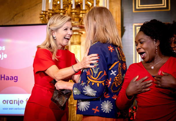 08-10-2026 Palace Queen Maxima presented the 2026 Appeltjes van Oranje awards at palace Noordeinde in The Hague. Winner Stek Den Haag  Copyright: xPPEx