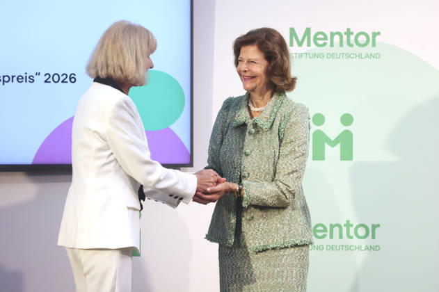Monika Brandt and Queen Silvia of Sweden at the Mentor Future Prize award ceremony during the Mentor Foundation’s anniversary celebration on Mainau Island, Mainau, October 8, 2026 Foto:xAgenturxWehnertx xGränzdörferx xFuturexImagex silvia_6020