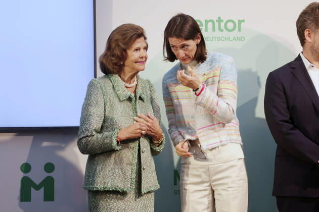 Queen Silvia of Sweden and Countess Bettina Bernadotte at the Mentor Foundation’s anniversary celebration on Mainau Island, Mainau, October 8, 2026 Foto:xAgenturxWehnertx xGränzdörferx xFuturexImagex silvia_6031