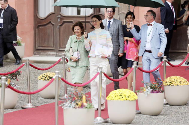 Queen Silvia of Sweden, Countess Bettina Bernadotte, and Count Björn Bernadotte at the Mentor Foundation’s anniversary celebration on Mainau Island, Mainau, October 8, 2026 Foto:xAgenturxWehnertx xGränzdörferx xFuturexImagex silvia_6032