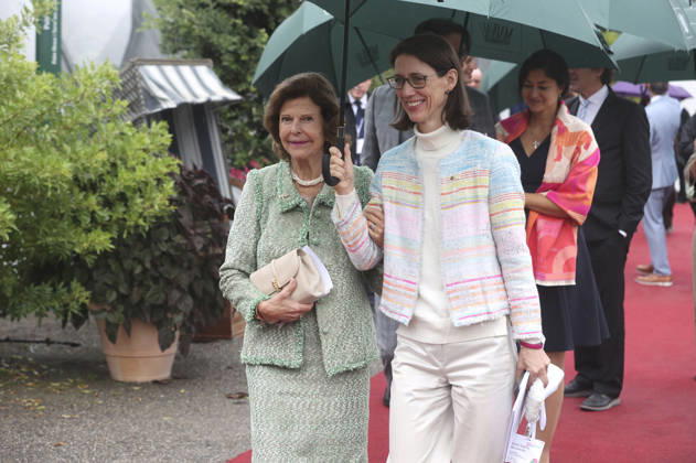 Queen Silvia of Sweden and Countess Bettina Bernadotte at the Mentor Foundation’s anniversary celebration on Mainau Island, Mainau, October 8, 2026 Foto:xAgenturxWehnertx xGränzdörferx xFuturexImagex silvia_6033