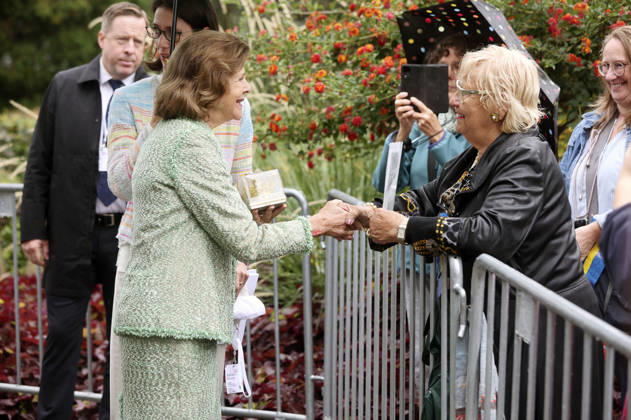 Queen Silvia of Sweden at the Mentor Foundation s anniversary celebration on Mainau Island, Mainau, October 8, 2026 Foto:xAgenturxWehnertx xGränzdörferx xFuturexImagex silvia_6036