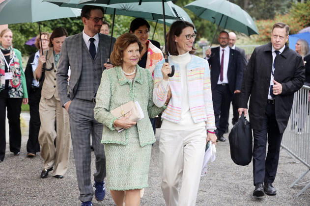 Queen Silvia of Sweden and Countess Bettina Bernadotte at the Mentor Foundation’s anniversary celebration on Mainau Island, Mainau, October 8, 2026 Foto:xAgenturxWehnertx xGränzdörferx xFuturexImagex silvia_6038