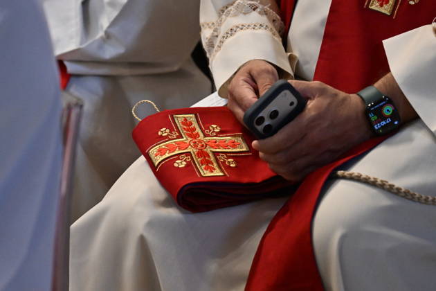 IPA89434040 - Italy, Rome, Vatican, October 8, 2026: Pope Leo XIV celebrates Holy Mass for the academic year at the Pontifical Universities in St. Peter s Basilica in the Vatican. Photograph by ALESSIA GIULIANI Catholic Press Photo Copyright: xx xAlessiaxGiuliani Catholipressphox IPA89434040