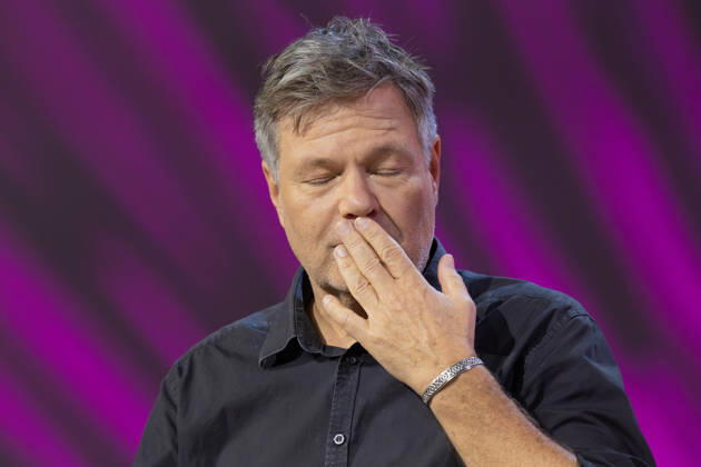Frankfurt Book Fair 2026: Robert Habeck presents his new book, *Arctic Meltdown*, on the literature stage hosted by ARD, ZDF, and 3sat; Frankfurt am Main, Hesse, Germany; Exhibition Grounds
