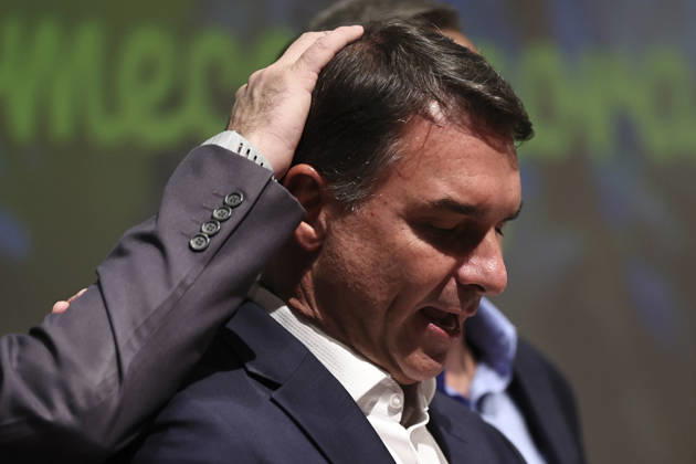 Brazilian presidential candidate Flavio Bolsonaro of the Liberal Party BRASILIA, BRAZIL - OCTOBER 08 : Brazilian presidential candidate Flavio Bolsonaro of the Liberal Party (PL) attends a meeting with elected governors ahead of the presidential runoff election, in Brasilia, Brazil on October 08, 2026. Mateus Bonomi Anadolu Brasilia Brazil. Editorial use only. Please get in touch for any other usage. Copyright: x2026xAnadoluxMateusxBonomix