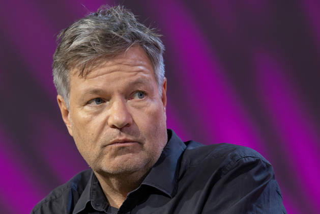 Frankfurt Book Fair 2026: Robert Habeck presents his new book, *Arctic Meltdown*, on the literature stage hosted by ARD, ZDF, and 3sat; Frankfurt am Main, Hesse, Germany; Exhibition Grounds