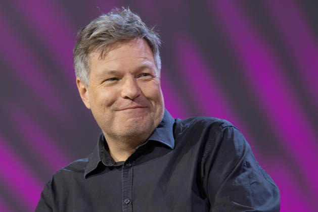 Frankfurt Book Fair 2026: Robert Habeck presents his new book, *Arctic Meltdown*, on the literature stage hosted by ARD, ZDF, and 3sat; Frankfurt am Main, Hesse, Germany; Exhibition Grounds