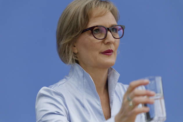 Greens Unveil Plan for Germany October 8, 2026, Germany, Berlin: Federal press conference to present the Green Party’s Bundestag caucus’s flagship resolution, Our Plan for Germany. Pictured: Franziska Brantner, Federal Chair of Alliance 90 The Greens