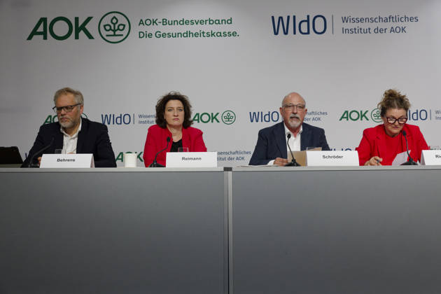 AOK Absenteeism Report 2026 Presented October 8, 2026, Germany, Berlin Press Conference: Absenteeism Report 2026 by the AOK Federal Associa