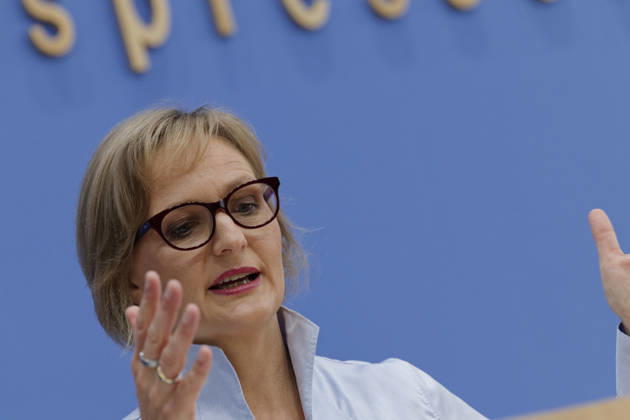 Greens Unveil Plan for Germany October 8, 2026, Germany, Berlin: Federal press conference to present the Green Party’s Bundestag caucus’s flagship resolution, Our Plan for Germany. Pictured: Franziska Brantner, Federal Chair of Alliance 90 The Greens