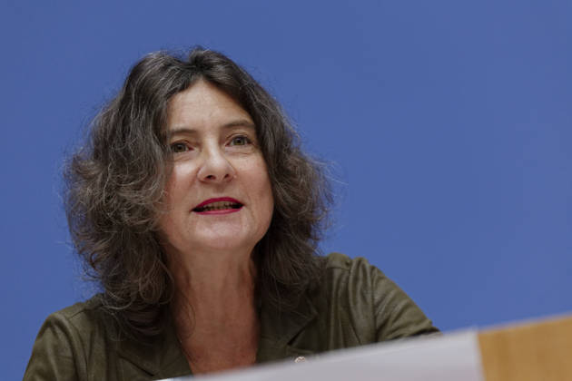 National Regulatory Review Council on Reducing Bureaucracy October 8, 2026, Berlin, Germany Federal Press Conference Annual Report of the National Regulatory Review Council (NKR) on Reducing Bureaucracy Pictured: Prof. Dr. Sabine Kuhlmann, Vice Chair of the National Regulatory Review Council