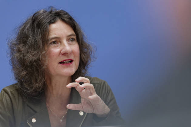 National Regulatory Review Council on Reducing Bureaucracy October 8, 2026, Berlin, Germany Federal Press Conference Annual Report of the National Regulatory Review Council (NKR) on Reducing Bureaucracy Pictured: Prof. Dr. Sabine Kuhlmann, Vice Chair of the National Regulatory Review Council