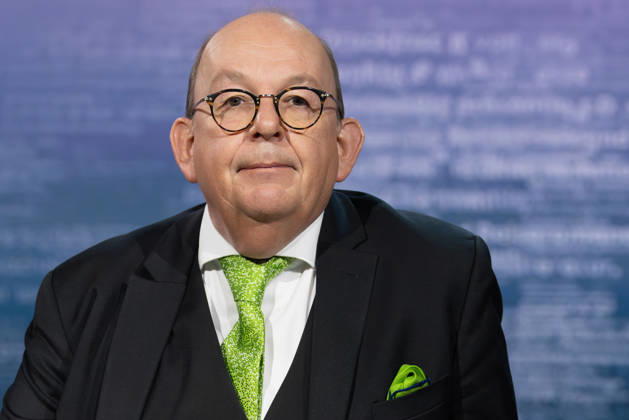 Frankfurt Book Fair 2026: Denis Scheck presents new literature with his series *Druckfrisch · New Books with Denis Scheck*, Frankfurt am Main, Hesse, Germany, Exhibition Grounds