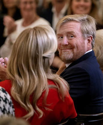 08-10-2026 Palace Queen Maxima with King Willem-Alexander presented the 2026 Appeltjes van Oranje awards at palace Noordeinde in The Hague. Â  Copyright: xPPEx