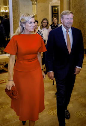08-10-2026 Palace Queen Maxima with King Willem-Alexander presented the 2026 Appeltjes van Oranje awards at palace Noordeinde in The Hague. Â  Copyright: xPPEx