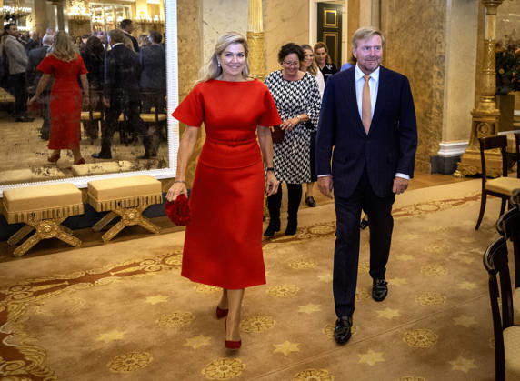 08-10-2026 Palace Queen Maxima with King Willem-Alexander presented the 2026 Appeltjes van Oranje awards at palace Noordeinde in The Hague. Â  Copyright: xPPEx