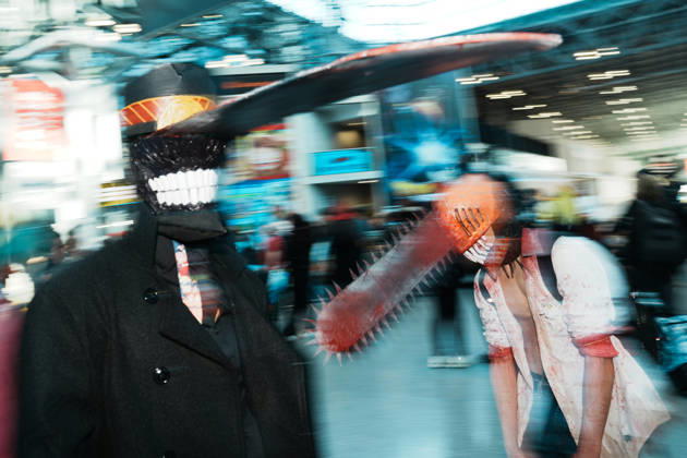 October 8, 2026, New York, New York, USA: Attendees in cosplay at the 2026 New York Comic Con at the Javits Center on October 8, 2026 in New York. New York USA - ZUMAb148 20261008_zap_b148_045 Copyright: xBryanxSmithx