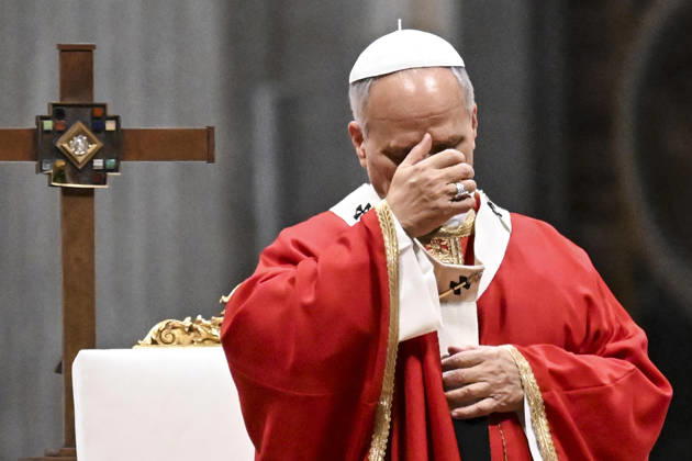 October 8, 2026, Vatican City, Vatican City: Pope Leo leads a mass for the inauguration of the academic year at the Pontificial University in Saint Peter s Square, Vatican City, 8 October 2026. ANSA RICCARDO ANTIMIANI. Vatican City Vatican City - ZUMAa110 20261008_zaf_a110_008 Copyright: xRiccardoxAntimianix