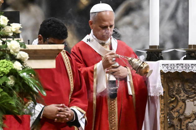 October 8, 2026, Vatican City, Vatican City: Pope Leo leads a mass for the inauguration of the academic year at the Pontificial University in Saint Peter s Square, Vatican City, 8 October 2026. ANSA RICCARDO ANTIMIANI. Vatican City Vatican City - ZUMAa110 20261008_zaf_a110_010 Copyright: xRiccardoxAntimianix