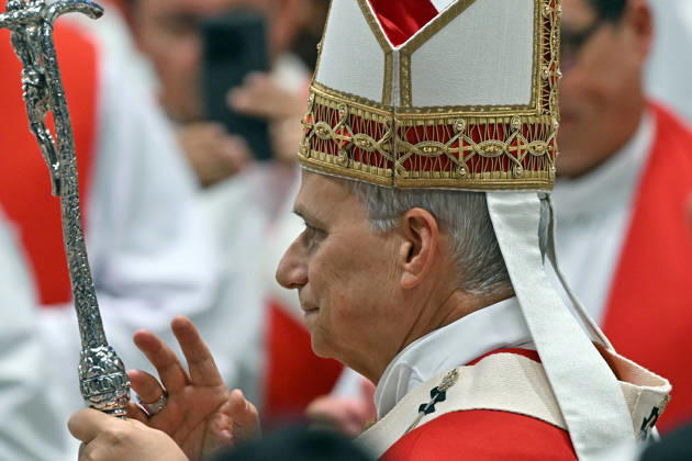 IPA89439192 - Italy, Rome, Vatican, October 8, 2026: Pope Leo XIV celebrates Holy Mass for the start of the academic year at the Pontifical Universities in St. Peter s Basilica in the Vatican. Photo by ALESSIA GIULIANI Catholic Press Photo  Copyright: xx xAlessiaxGiuliani Catholipressphox IPA89439192
