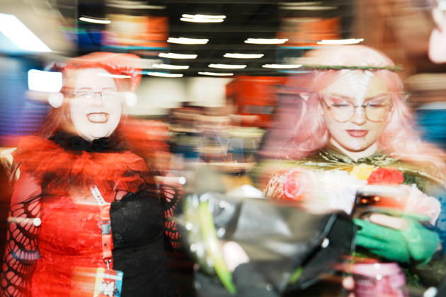 October 8, 2026, New York, New York, USA: Attendees in cosplay at the 2026 New York Comic Con at the Javits Center on October 8, 2026 in New York. New York USA - ZUMAb148 20261008_zap_b148_066 Copyright: xBryanxSmithx