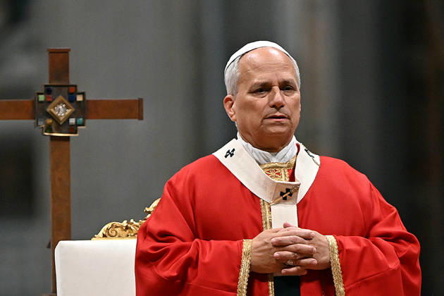 ROME - VATICAN - POPE - 2026 10 8 Italy, Rome, Vatican, 2026 10 8 Pope Leo XIV celebrates Holy Mass for the academic year at the Pontifical Universities in St Peter s Basilica in the Vatican . EDITORIAL USE ONLY - NO BOOKS Copyright: xx