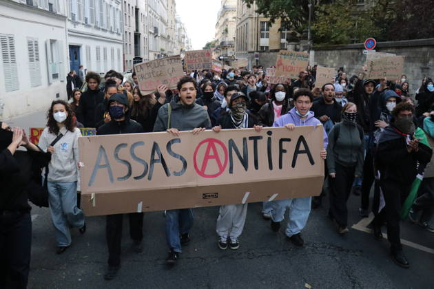Student mobilization at Place de la Bastille in Paris PARIS, FRANCE – OCTOBER 8, 2026: Students who took part in blockades at several university institutions in Paris, including Paris-Pantheon-Assas University, along with many other students, converge on Place de la Bastille in Paris to voice their demands as part of a day of high school and university student mobilization. Umit Donmez Anadolu Ile-de-France France. Editorial use only. Please get in touch for any other usage. Copyright: x2026xAnadoluxUmitxDonmezx