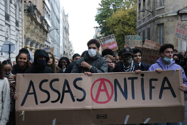 Student mobilization at Place de la Bastille in Paris PARIS, FRANCE – OCTOBER 8, 2026: Students who took part in blockades at several university institutions in Paris, including Paris-Pantheon-Assas University, along with many other students, converge on Place de la Bastille in Paris to voice their demands as part of a day of high school and university student mobilization. Umit Donmez Anadolu Ile-de-France France. Editorial use only. Please get in touch for any other usage. Copyright: x2026xAnadoluxUmitxDonmezx