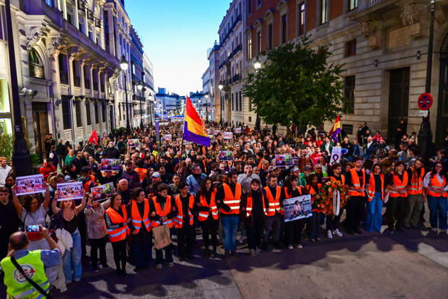 October 8, 2026, Madrid, Madrid, SPAIN: March in memory of Maricarmen, who died after being evicted from her home and became a symbol of the struggle for housing rights and against real-estate speculation. Madrid SPAIN - ZUMAz108 20261008_znp_z108_004 Copyright: xRichardxZubelzux