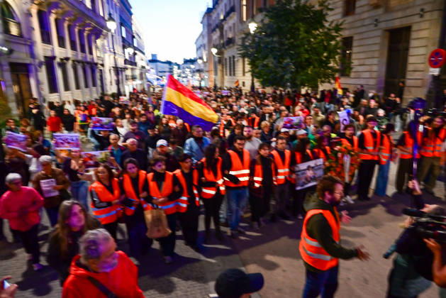 October 8, 2026, Madrid, Madrid, SPAIN: March in memory of Maricarmen, who died after being evicted from her home and became a symbol of the struggle for housing rights and against real-estate speculation. Madrid SPAIN - ZUMAz108 20261008_znp_z108_005 Copyright: xRichardxZubelzux