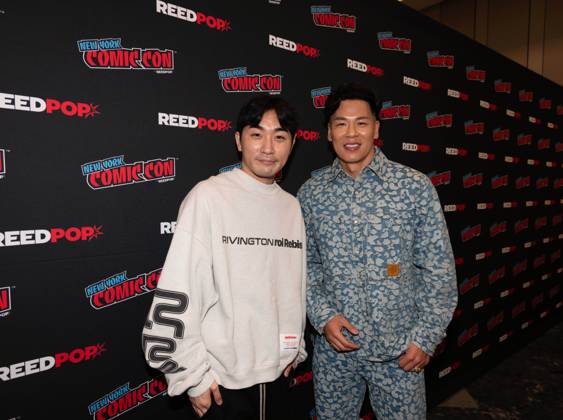 New York, NY- October 8: Inside the Saja Boys: Beyond KPOP Demon Hunters with Rich Ting and Neckwav at Comic Con October 8, 2026. Credit: Camara Porter USA  - ZUMAa123 20261008_zaa_a123_074 Copyright: xAdMediax
