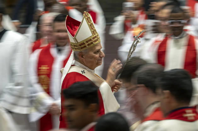 ITALY - POPE - VATICAN-2026 10 8 Italy, Rome, Vatican, 2026 10 8 Pope Leo XIV officiates the holy mass for the inauguration of the academic year of the pontifical universities at the St. Peter s Basilica in the Vatican. EDITORIAL USE ONLY - NO BOOKS Copyright: xVATICANxMEDIA xCatholicxPressxPhotox