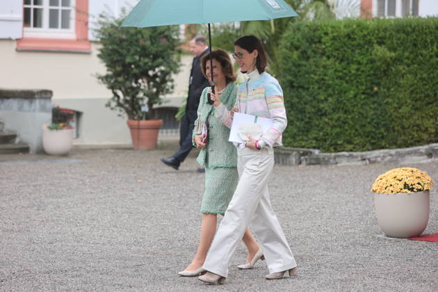 Queen Silvia of Sweden and Countess Bettina Bernadotte at the Mentor Foundation’s anniversary celebration on Mainau Island, Mainau, October 8, 2026 Copyright: xAgenturxMatthiasxWehnertx xM.xGränzdörferx
