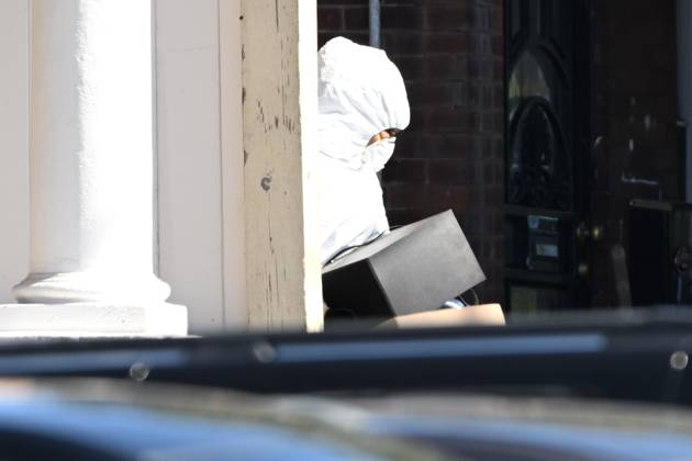 October 8, 2026, Philadelphia, Pennsylvania, USA: FBI agents seize several pieces of evidence from the home of Eugene Horsch on West Chew Avenue in Philadelphia, Pennsylvania, United States, on October 8, 2026. Several evidence boxes and bags including items were removed from the home. Authorities are investigating the property after linking it to at least seven missing women. Eugene Horsch is the son of the late Raymond R.C. Horsch. Philadelphia USA - ZUMAs197 20261008_aaa_s197_094 Copyright: xKylexMazzax