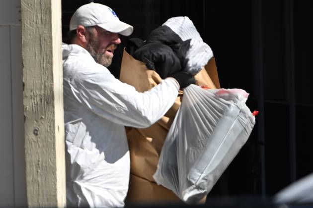 October 8, 2026, Philadelphia, Pennsylvania, USA: FBI agents seize several pieces of evidence from the home of Eugene Horsch on West Chew Avenue in Philadelphia, Pennsylvania, United States, on October 8, 2026. Several evidence boxes and bags including items were removed from the home. Authorities are investigating the property after linking it to at least seven missing women. Eugene Horsch is the son of the late Raymond R.C. Horsch. Philadelphia USA - ZUMAs197 20261008_aaa_s197_105 Copyright: xKylexMazzax