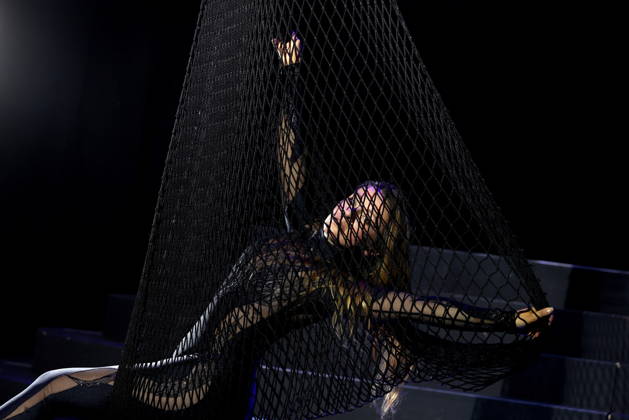 September 1, 2026, Herne, Revue Palast Ruhr: Press conference for the new show Iconics —a mix of cross-dressing, drag, live singing, acrobatics, and dance—featuring Sabrina Püschel