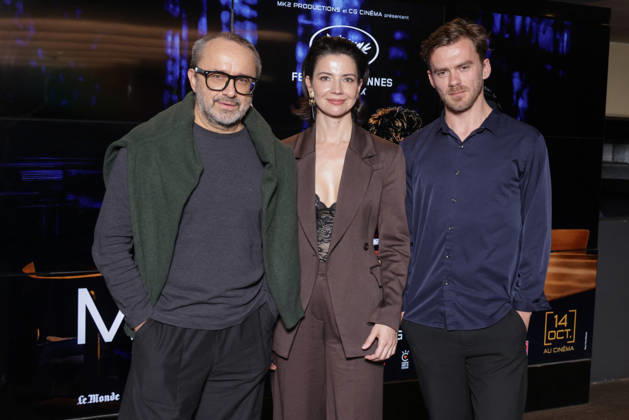 Exclusive - Minotaure Premiere - Paris Exclusive - Andrey Zvyagintsev, Iris Lebedeva and Yuriy Zavalnyouk attend the photocall for the premiere of The Minotaure held at the UGC Les Halles Cinema in Paris, France on October 8, 2026. Photo by David Boyer ABACAPRESS.COM Paris France Copyright: xBoyerxDavid ABACAx