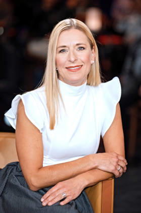 MDR Riverboat singer Stefanie Hertel during the taping of the MDR talk show Riverboat on October 8, 2026, at Mediacity Leipzig 20261008SFL0013