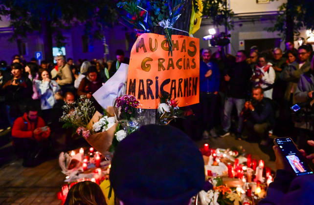 October 8, 2026, Madrid, Madrid, SPAIN: March in memory of Maricarmen, who died after being evicted from her home and became a symbol of the struggle for housing rights and against real-estate speculation. Madrid SPAIN - ZUMAz108 20261008_znp_z108_027 Copyright: xRichardxZubelzux