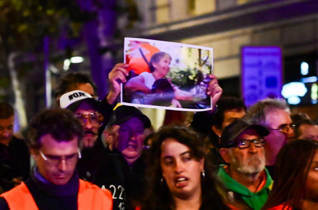 October 8, 2026, Madrid, Madrid, SPAIN: March in memory of Maricarmen, who died after being evicted from her home and became a symbol of the struggle for housing rights and against real-estate speculation. Madrid SPAIN - ZUMAz108 20261008_znp_z108_036 Copyright: xRichardxZubelzux