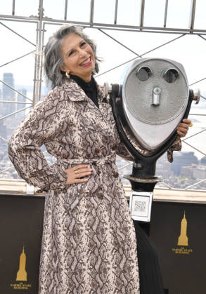 NEW YORK, NY- OCTOBER 8: Rose Abdoo at the Empire State Building to Celebrate the Premiere of CBS New Series, Eternally Yours on October 8, 2026 in New York City. Credit: AdMedia New York City USA - ZUMAa123 20261008_zaa_a123_109 Copyright: xJohnxFyckex