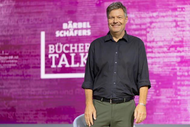 Frankfurt Book Fair 2026: Robert Habeck presents his new book, *Arctic Meltdown*, on the literature stage hosted by ARD, ZDF, and 3sat; Frankfurt am Main, Hesse, Germany; Exhibition Center