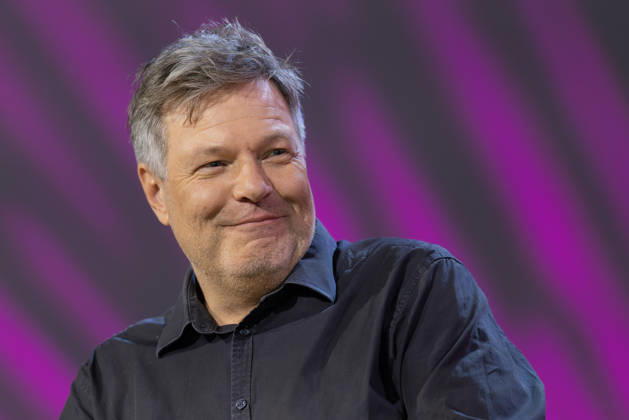 Frankfurt Book Fair 2026: Robert Habeck presents his new book, *Arctic Meltdown*, on the literature stage hosted by ARD, ZDF, and 3sat; Frankfurt am Main, Hesse, Germany; Exhibition Center