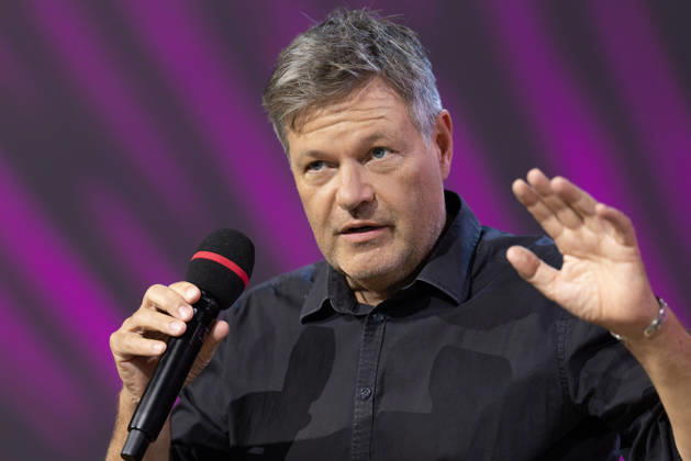 Frankfurt Book Fair 2026: Robert Habeck presents his new book, *Arctic Meltdown*, on the literature stage hosted by ARD, ZDF, and 3sat; Frankfurt am Main, Hesse, Germany; Exhibition Center