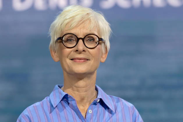 Frankfurt Book Fair 2026: Author Dörte Hansen will present her new book, *Broder*, on the ARD, ZDF, and 3sat literature stage, Frankfurt am Main, Hesse, Germany, Exhibition Center