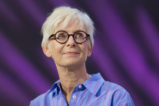 Frankfurt Book Fair 2026: Author Dörte Hansen will present her new book, *Broder*, on the ARD, ZDF, and 3sat literature stage, Frankfurt am Main, Hesse, Germany, Exhibition Center