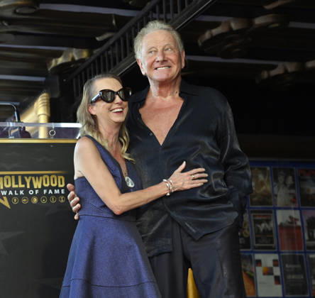 Graham Russell of the rock duo Air Supply is joined by his wife Jodi Russell during an unveiling ceremony honoring the duo with the 2,859th star on the Hollywood Walk of Fame in Los Angeles on Thursday October 8, 2026. LAP2026100820 JIMxRUYMEN